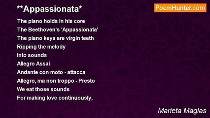 Marieta Maglas - **Appassionata*