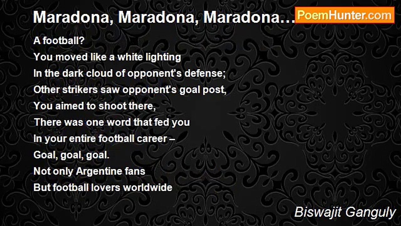 Biswajit Ganguly - Maradona, Maradona, Maradona…