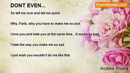 Andrea Rivera - DONT EVEN...