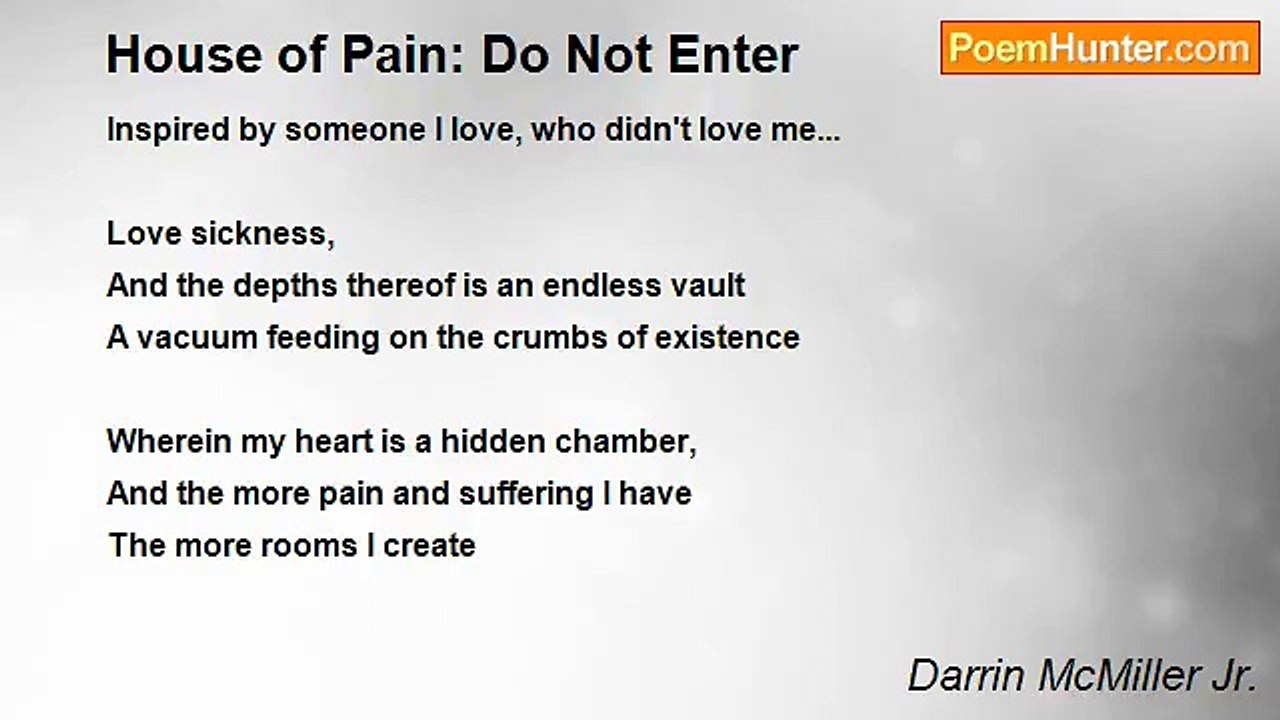 Darrin McMiller Jr. - House of Pain: Do Not Enter