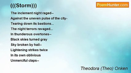 Theodora (Theo) Onken - (((Storm)))