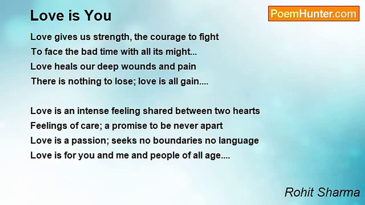 Rohit Sharma - Love is You