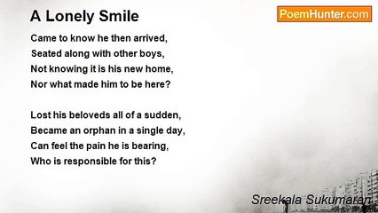 Sreekala Sukumaran - A Lonely Smile