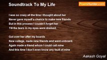 Aakash Goyal - Soundtrack To My Life
