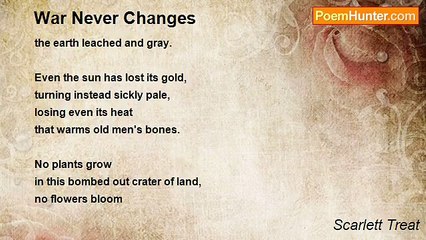 Scarlett Treat - War Never Changes