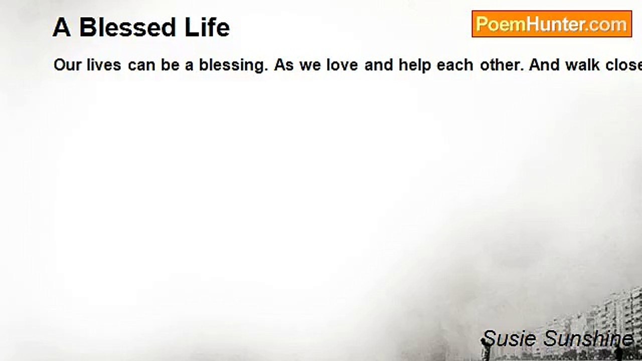 Susie Sunshine - A Blessed Life