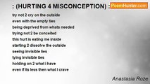 Anastasia Roze - : (HURTING 4 MISCONCEPTION) :