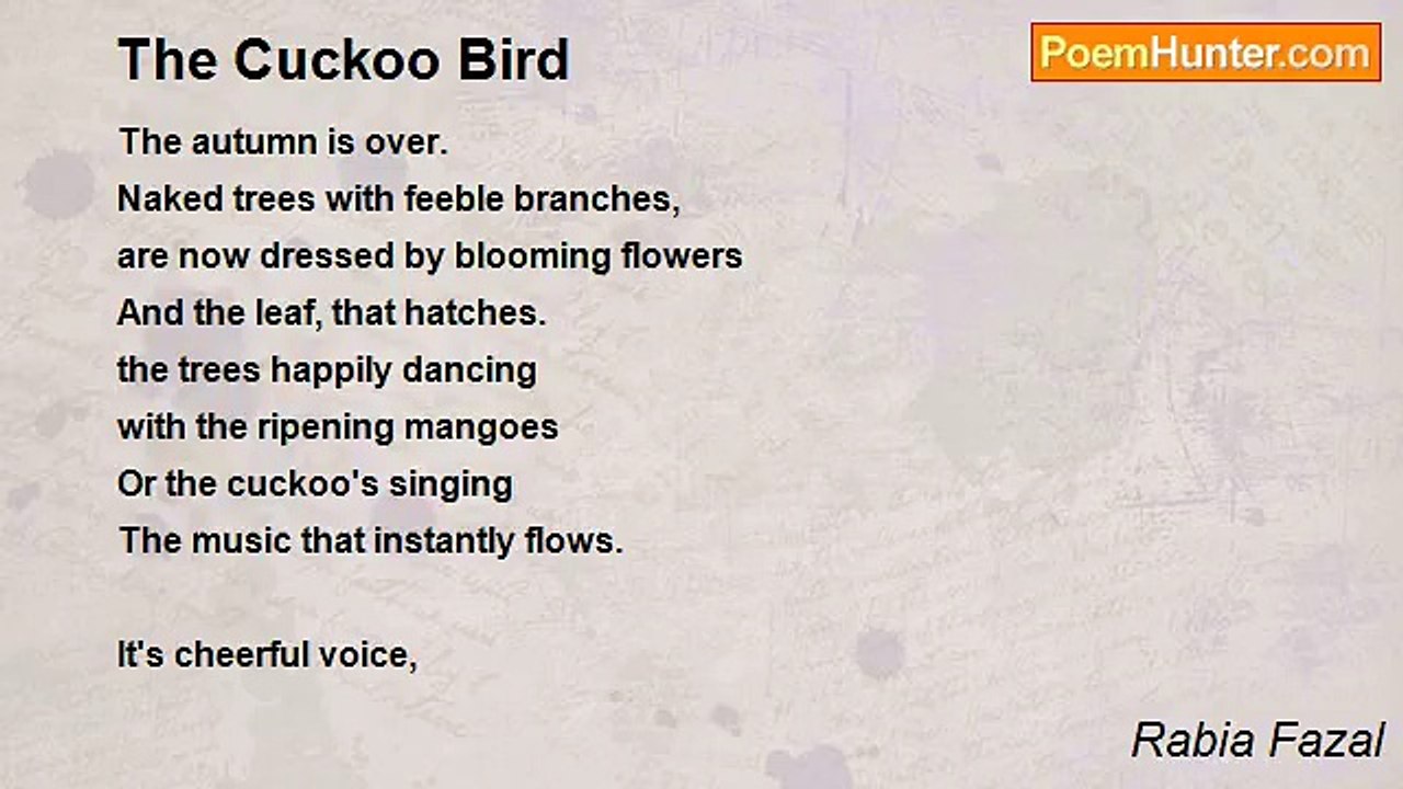 Rabia Fazal - The Cuckoo Bird