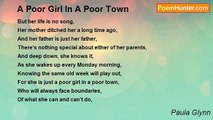 Paula Glynn - A Poor Girl In A Poor Town