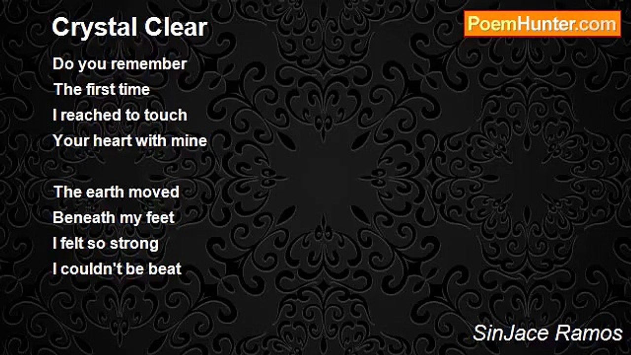 SinJace Ramos - Crystal Clear