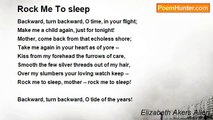 Elizabeth Akers Allen - Rock Me To sleep