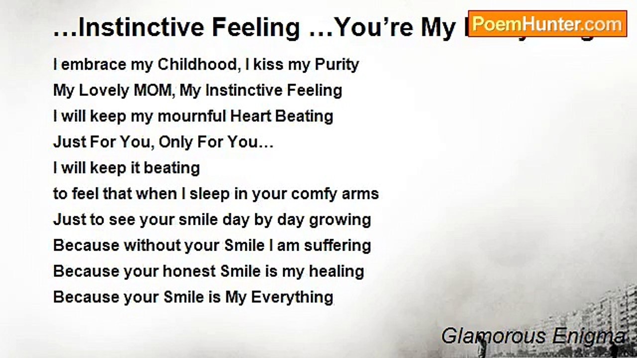 Glamorous Enigma - …Instinctive Feeling …You’re My Everything…