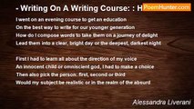 Alessandra Liverani - - Writing On A Writing Course: : Humour