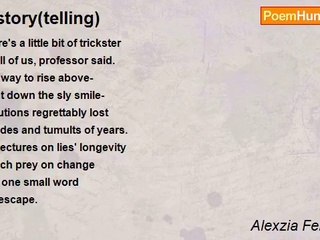 Alexzia Ferdinand - a story(telling)