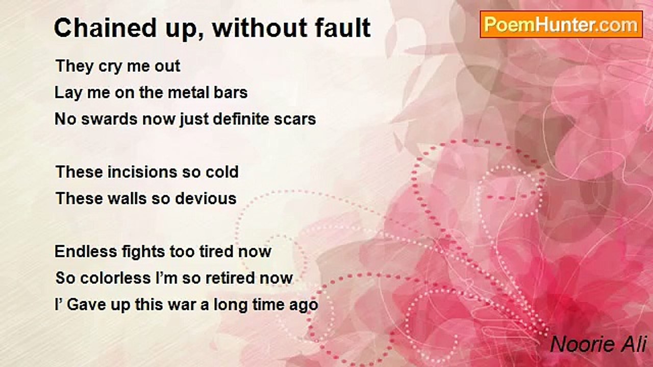 Noorie Ali - Chained up, without fault