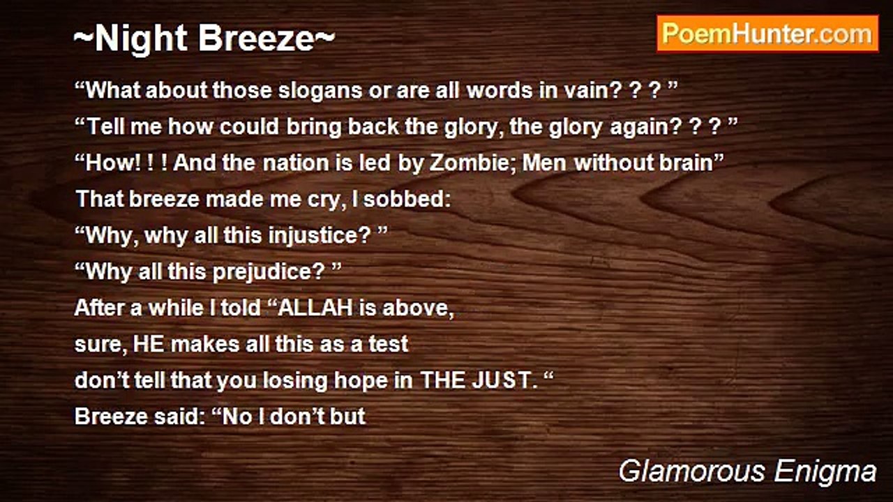 Glamorous Enigma - ~Night Breeze~