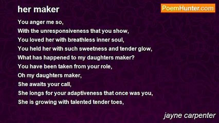 jayne carpenter - her maker