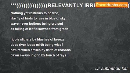 Dr subhendu kar - ***(((((((((((((((((RELEVANTLY IRRELEVANT)))))))))))))))) ***