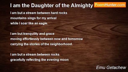 Emu Getachew - I am the Daughter of the Almighty