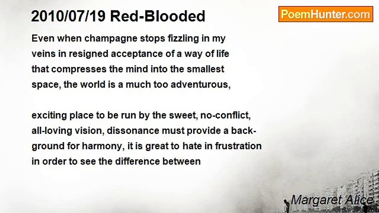 Margaret Alice - 2010/07/19 Red-Blooded