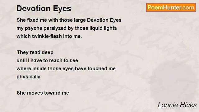 Lonnie Hicks - Devotion Eyes