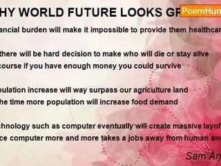 Sam Arjomandi - WHY WORLD FUTURE LOOKS GRIM