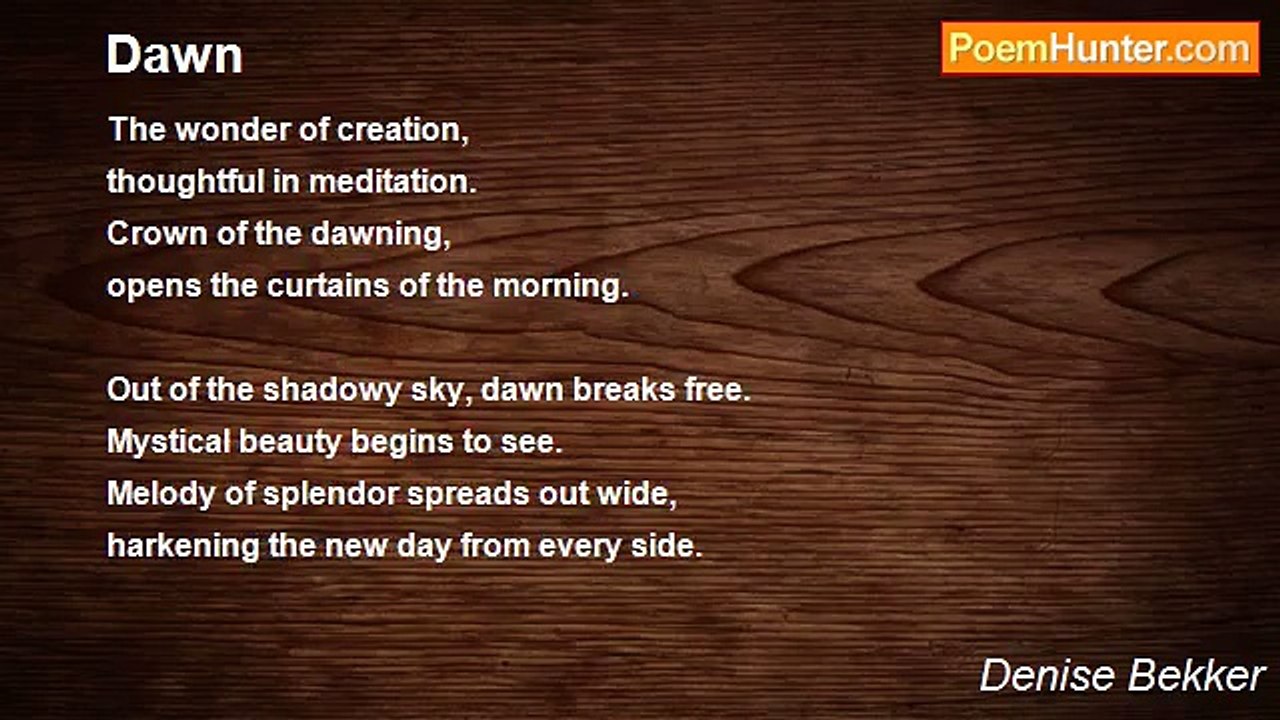 Denise Bekker -   Dawn