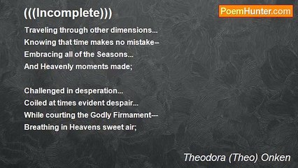 Theodora (Theo) Onken - (((Incomplete)))