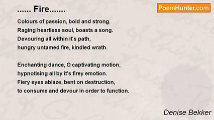 Denise Bekker - ...... Fire.......