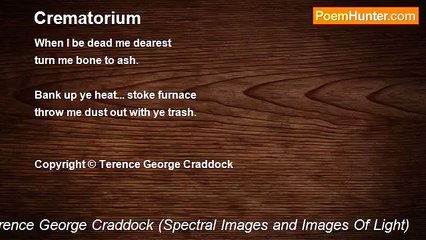 Terence George Craddock (Spectral Images and Images Of Light) - Crematorium