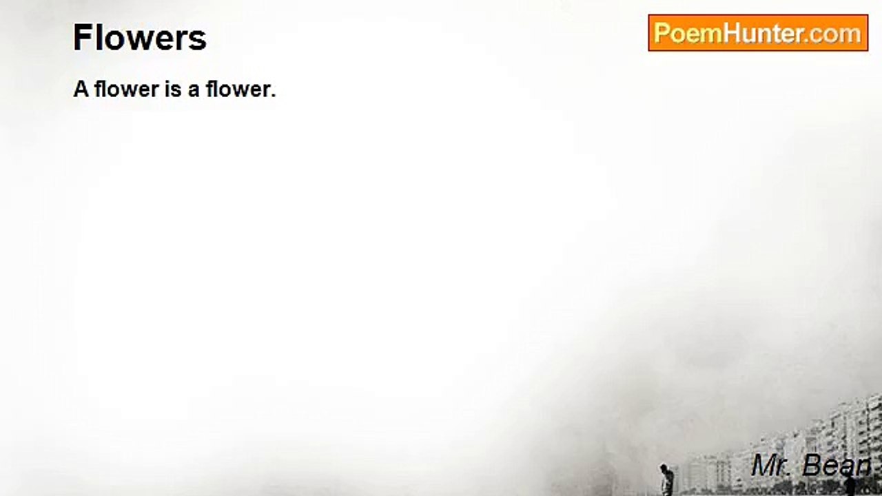 Mr. Bean - Flowers