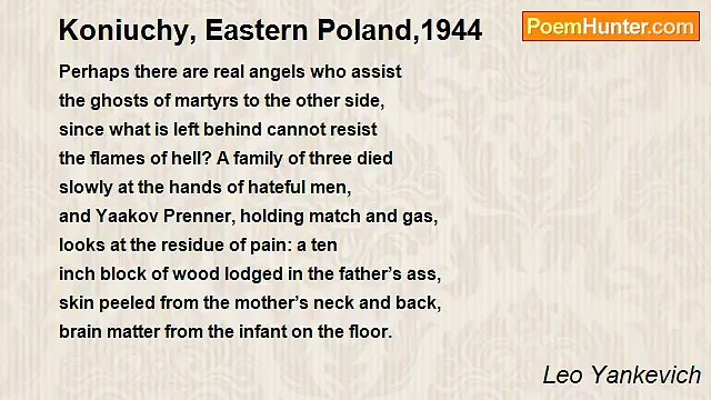 Leo Yankevich - Koniuchy, Eastern Poland,1944