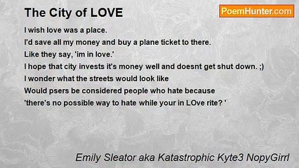 Emily Sleator aka Katastrophic Kyte3 NopyGirrl - The City of LOVE