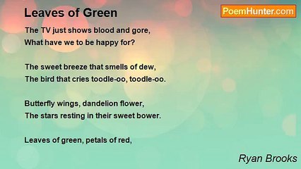 Ryan Brooks - Leaves of Green