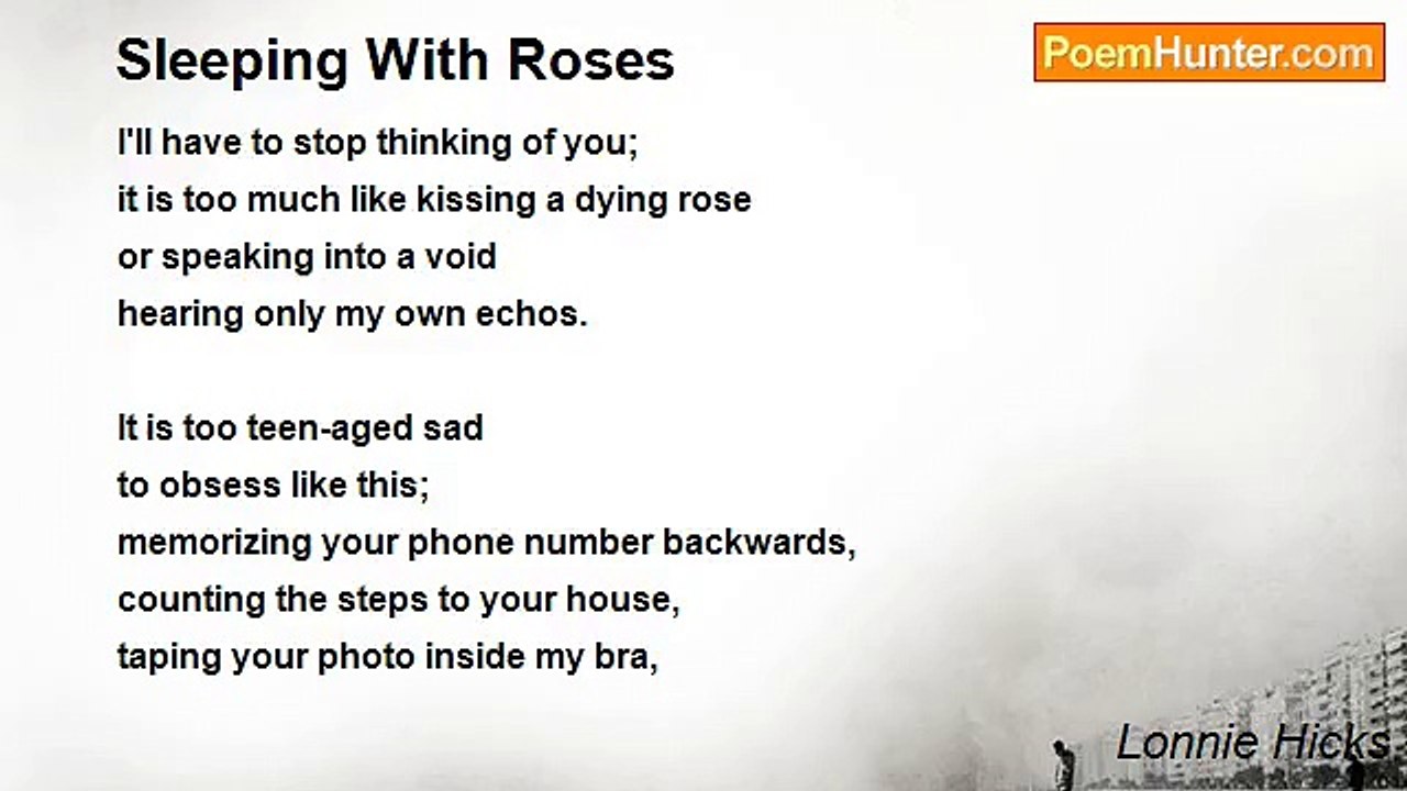 Lonnie Hicks - Sleeping With Roses