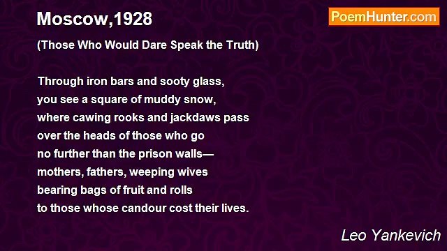 Leo Yankevich - Moscow,1928