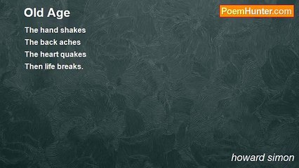 howard simon - Old Age