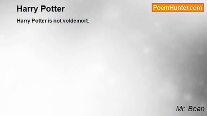 Mr. Bean - Harry Potter