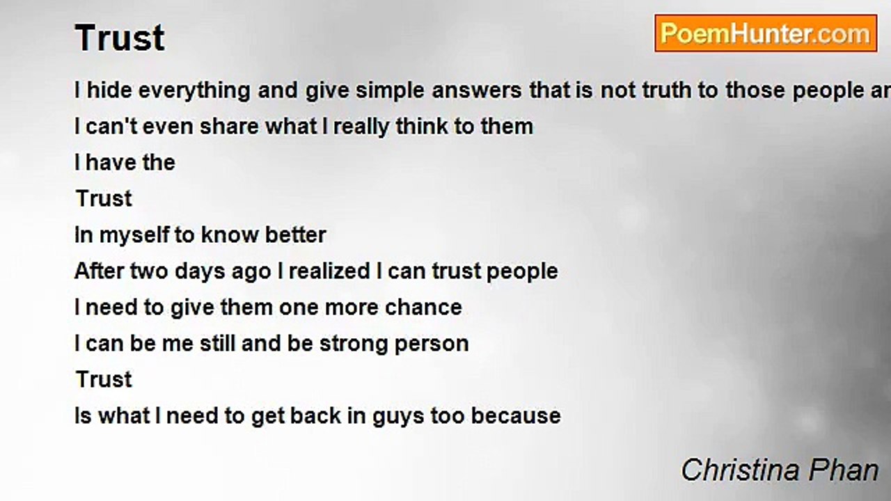 Christina Phan - Trust