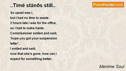 Menime Soul - ..Tímë stånðs stíll..