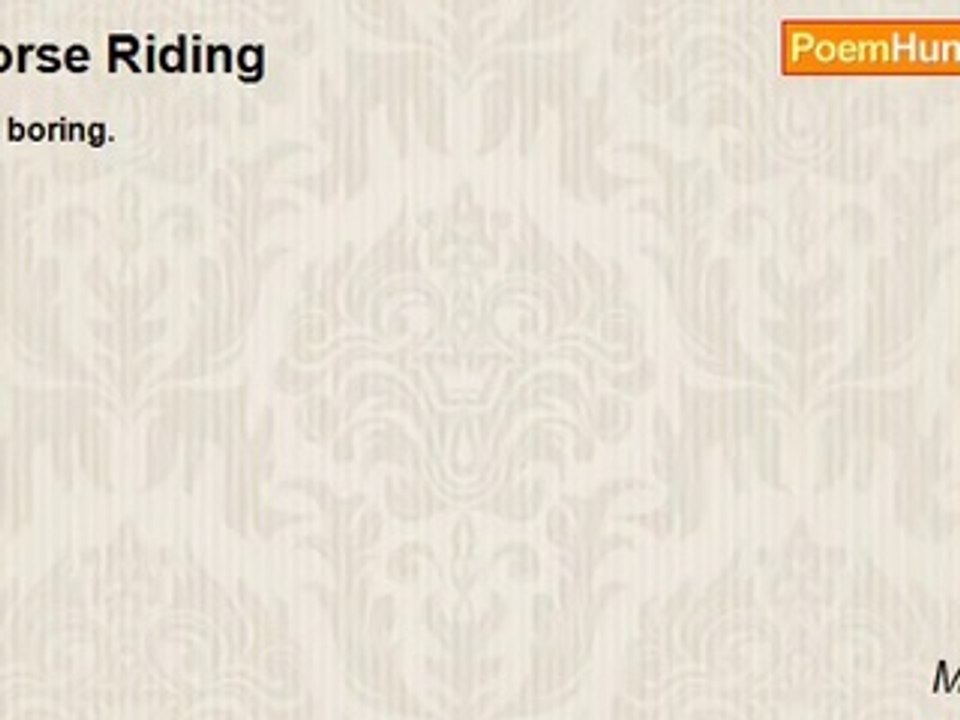 Mr. Bean - Horse Riding