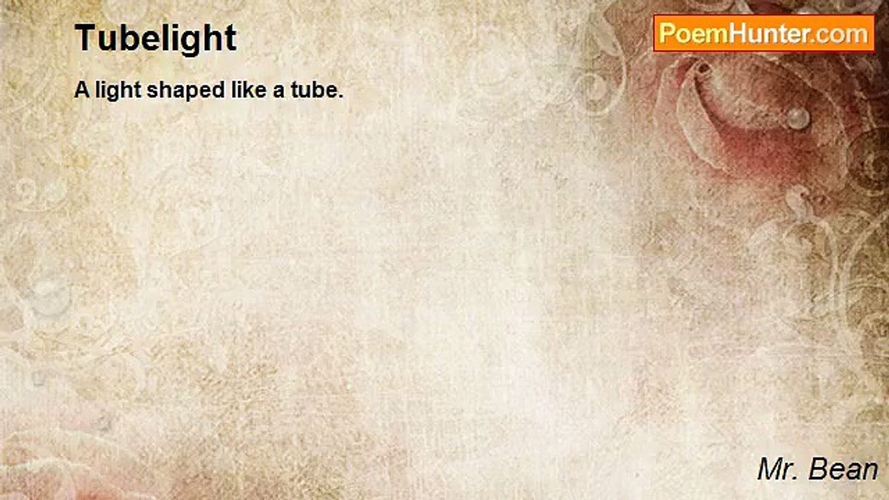 Mr. Bean - Tubelight