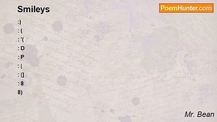 Mr. Bean - Smileys