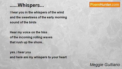 Meggie Gultiano - ......Whispers...