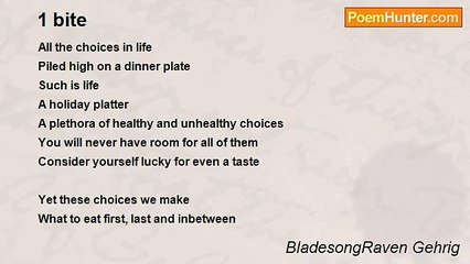 BladesongRaven Gehrig - 1 bite