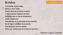 Ramon Lopez Velarde - El Adios