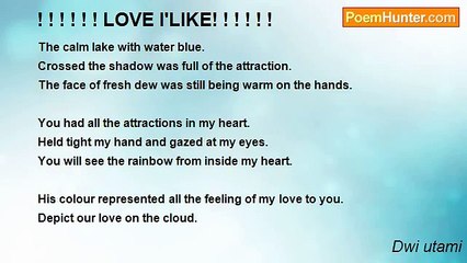 Dwi utami - ! ! ! ! ! ! LOVE I'LIKE! ! ! ! ! !