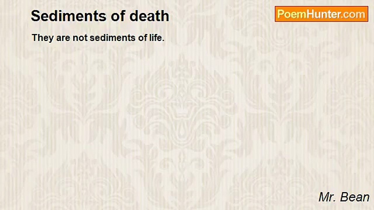 Mr. Bean - Sediments of death