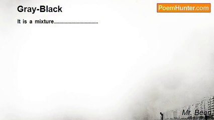 Mr. Bean - Gray-Black