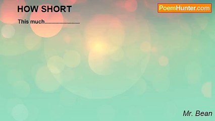 Mr. Bean - HOW SHORT